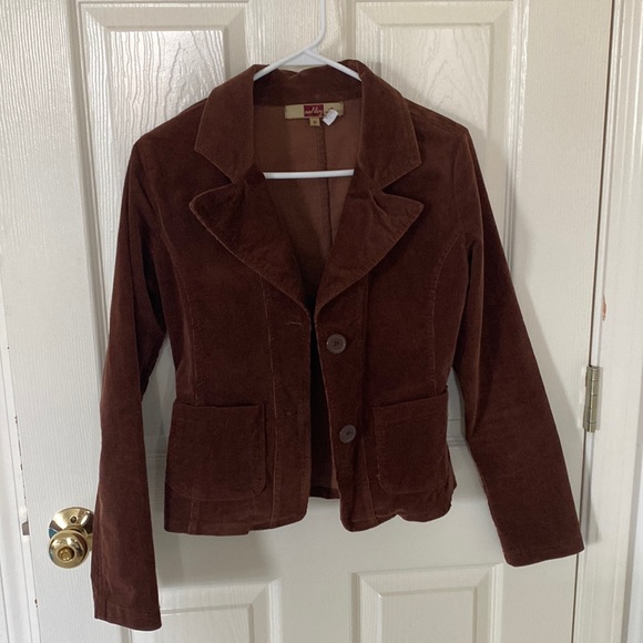 Ashley Jackets & Blazers - Brown corduroy jacket